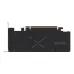 Intel Arc Pro B50 16G Low Profile graphics card rear angle with slim form factor, industrial black finish, and mounting bracket