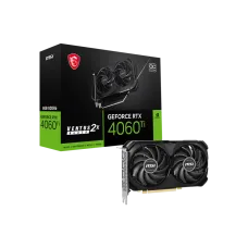 MSI GeForce RTX 4060 Ti VENTUS 2X BLACK 8GB OC GDDR6 Graphics Card