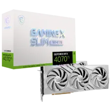 MSI GeForce RTX 4070 Ti GAMING X SLIM WHITE 12G GDDR6X Graphics Card