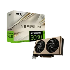 MSI GeForce RTX 5060 8G INSPIRE 2X OC 8GB GDDR7 Graphics Card