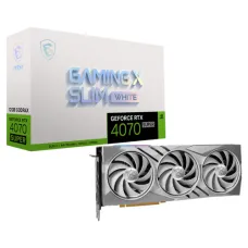 MSI GeForce RTX 4070 SUPER 12G GAMING X SLIM WHITE GDDR6X Graphics Card
