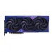 Triple fan MSI GeForce RTX graphics card front view with custom blue lighting accents and large cooling system