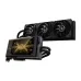 MSI GeForce RTX 5090 32G LIGHTNING Z GPU with liquid cooling and side display for extreme performance