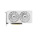 RTX 5050 White Dual Fan GPU in front view