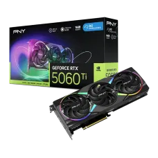 PNY GeForce RTX 5060 Ti 16GB EPIC-X RGB Overclocked Triple Fan GDDR7 Graphics Card