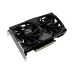 PNY RTX 5050 8GB dual fan graphics card front view with compact cooling design and black shroud for small PC builds