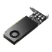PNY RTX A1000 professional graphics card with compact single-fan cooling and four Mini DisplayPort outputs.