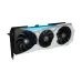 PowerColor Hellhound AMD Radeon RX 9070 XT 16GB REVA Edition front view with triple cooling fans and sleek white design.