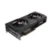 Angled view of Sapphire PULSE AMD Radeon RX 9070 GRE OC GPU with dual fans, red accents, and PCIe connector.