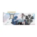 Yeston Sakura Radeon RX 9070 graphics card with a white and blue backplate featuring an anime girl character.