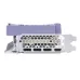 Yeston Sakura Radeon RX 9070 graphics card with a white honeycomb-patterned rear panel and multiple HDMI ports.