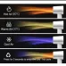 Feature layout of Beautyshecare AeroGlow Hair Dryer displaying hot, warm, cool, and cycle airflow modes with icons.