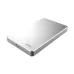 Top angled view of the Netac K330 2TB USB 3.0 Portable External HDD displaying its thin form factor and smooth finish