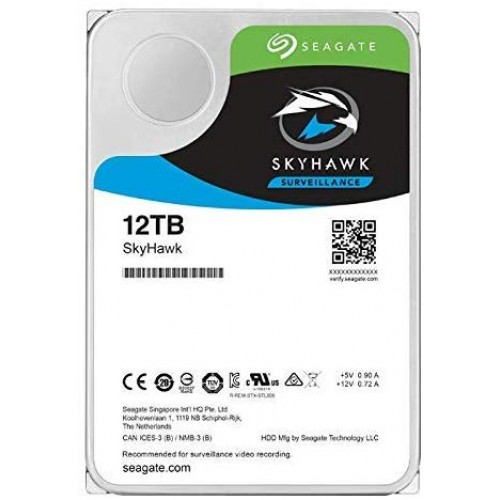 Seagate Skyhawk 12TB 3.5" SATA Surveillance HDD (ST12000VX0008)