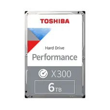 TOSHIBA X300 Performance 6TB 3.5" 7200 RPM SATA Hard Disk Drive