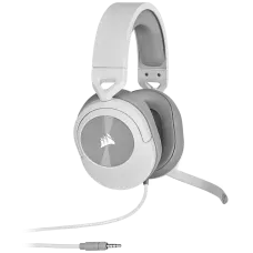 Corsair HS55 Stereo 3.5mm Wired Gaming Headphone White