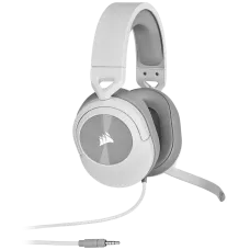 Corsair HS55 Stereo 3.5mm Wired Gaming Headphone White