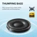 Close-up of the Anker Soundcore Q20i's 40mm dynamic driver, highlighting its Hi-Res Audio certification and powerful bass performance.