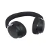 Side view of the black Fantech WH07A wireless headset with soft ear cushions and a gold 