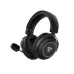 Sleek black Fantech Orbita WHG07 multi-platform wireless gaming headphone with plush ear cushions, dark metallic accents, and a detachable boom microphone.