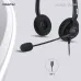 Inbertec UB200DT USB Wired Noise Cancelling Headphone