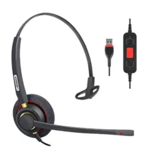 Inbertec UB800M USB Wired Noise Cancelling Headphone
