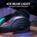 Joyroom JHead JR-HG2 Gaming Headphone featuring ice blue RGB lighting on earcups with sleek gaming design
