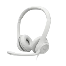 Logitech H390 Stereo USB Headset White with Microphone