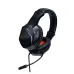 Meetion HP022 Noise-Cancelling RGB Wired Gaming Headset angled view cushioned headband LED accent flexible mic