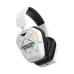 Front angled view of Onikuma GT883 Wireless Gaming Headphone showing angular earcup design with RGB lighting accents and padded headband