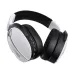 Front angled view of Onikuma GT887 Wireless Bluetooth Headphone in white finish highlighting smooth earcup design and padded headband
