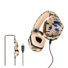 OVLENG Q9 E-sports Stereo Surrounded HiFi Gaming Headphone Army-Yellow
