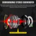 Ovleng Q10 USB Virtual 7.1 Wired LED Lighting Gaming Headphone Black-Blue