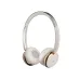 White Weofly Nova ANC Bluetooth Headphone displayed in a clean front view showcasing its cushioned earcups.