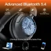 Close-up of the black Weofly Tour ANC Bluetooth Headphone showcasing internal components and Bluetooth 5.4 features.