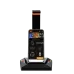 Front setup view of the Meetion U003 Smart Lighting Headset Stand holding a smartphone on the base with RGB lighting effects.