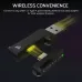 Corsair HS35 v3 Wireless Headphone wireless USB receiver and connectivity accessories displayed.