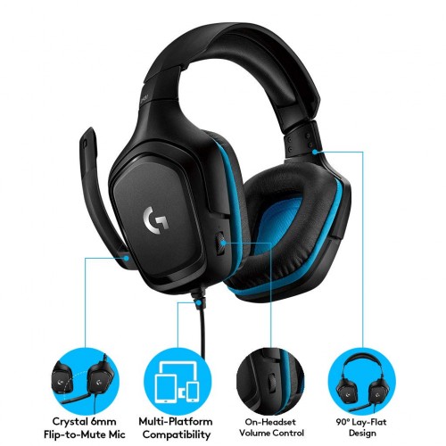 Logitech G431 7.1 Gaming Headset Price 