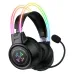 View Black Onikuma GT889 Bluetooth Gaming Headset with RGB Lighting, 50mm Driver & Microphone
