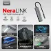 Feature overview graphic of Fantech HC051 NeraLINK 5-in-1 Type-C Hub highlighting 5-in-1 ports and versatile usage scenarios with icons