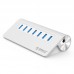 ORICO M3H7-V1 Aluminum Alloy 7 Port USB3.0 HUB with 30W Power Adapter