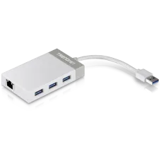 TRENDnet TU3-ETGH3 USB 3.0 to Gigabit Ethernet Adapter USB Hub
