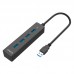 Orico W8PH4-U3 4 Port HUB USB 3.0 Black