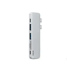 WiWU T8 USB 7-in-1 Type-C Hub Adapter