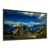 Boxlight ProColor E565UC 65 Inch Interactive Flat Panel shown in wide front view with a high-resolution nature scene.