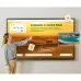 Classroom view of Viewsonic IFP8641-1-1C 86 inch Interactive Flat Panel displaying educational slide on Ancient Egypt.