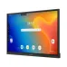 Front view of Viewsonic IN6505-N 65 inch Interactive Flat Panel displaying Android-style interface with apps and search bar.