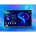 Feature view of Viewsonic IN6505-N 65 inch Interactive Flat Panel highlighting AI assistant tools and futuristic interface.