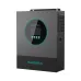 Front angled view of Marsriva MR-SPF2K-LP1-TL20E Solar Inverter with circular display, control buttons, and side vents.
