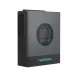 Front angled view of Marsriva MR-SPF6.5K-LP1-TL20E Solar Inverter with turquoise-bordered display and control buttons.